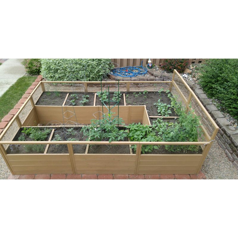 Outdoor Living Today 8 ft x 12 ft Western Red Cedar Raised Garden Bed